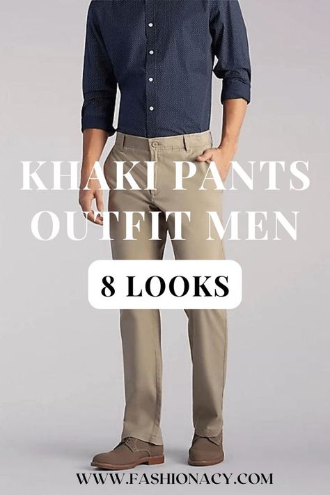 Khaki Pants Outfit Men Mens Khaki Pants Outfit, Khaki Pants Outfit Men, Mens Khaki Pants, Khaki Pants Outfit, Pants Outfit Men, Khaki Pants Men, Men Style Tips, Pants Outfit, Khaki Pants