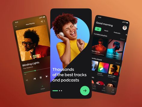 Music App Design, Music Streaming App, App Home, Smart Mirror, Mobile App Ui, Music App, Brand Book, Ux Web Design, Mobile App Design