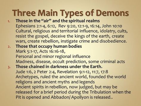 Hierarchy Of Demons, Demon Facts, Biblical Demons, Demonic Oppression, Demon Hierarchy, Types Of Demons, Revelation 9, John 10 10, Spell Books