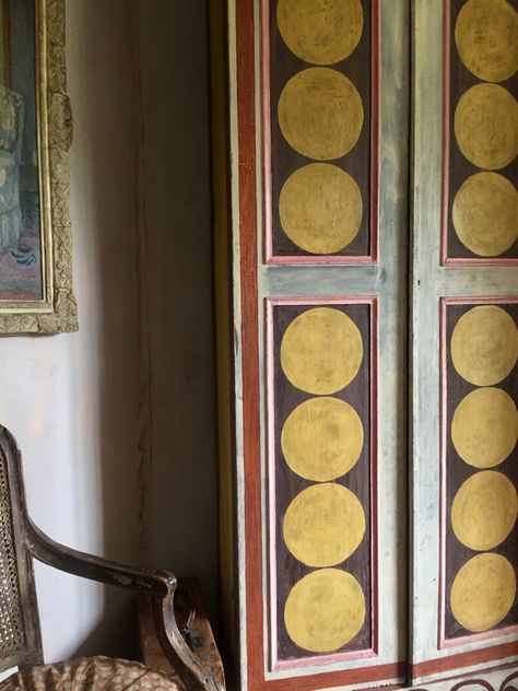 Omega Workshop, Charleston Farmhouse, Door Framing, Arti Decorative, Decorative Furniture Painting, Pattern Furniture, Duncan Grant, Charleston Style, Bloomsbury Group