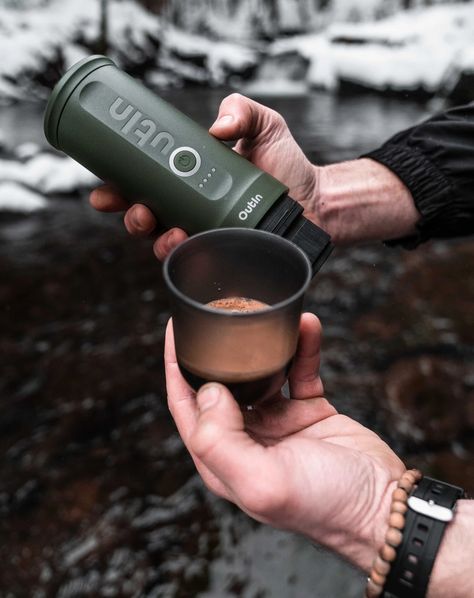 Now you can make your coffee literally anywhere with Outin Nano Portable Electric Espresso Machine! 😋 Screen Laptop, A Loaf Of Bread, Loaf Of Bread, Golden Ratio, Coffee Station, Loaf Bread, Espresso Coffee, Coffee Machine, Espresso Machine