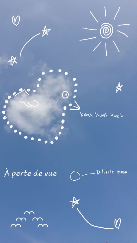 This is my first doodle on sky photo Sky Doodles Aesthetic, Sky Doodles, Story Edit, Instagram Creative Ideas, Flowers Wallpapers, Sky Photo, Doodle On Photo, Sky Photos, Beautiful Flowers Wallpapers