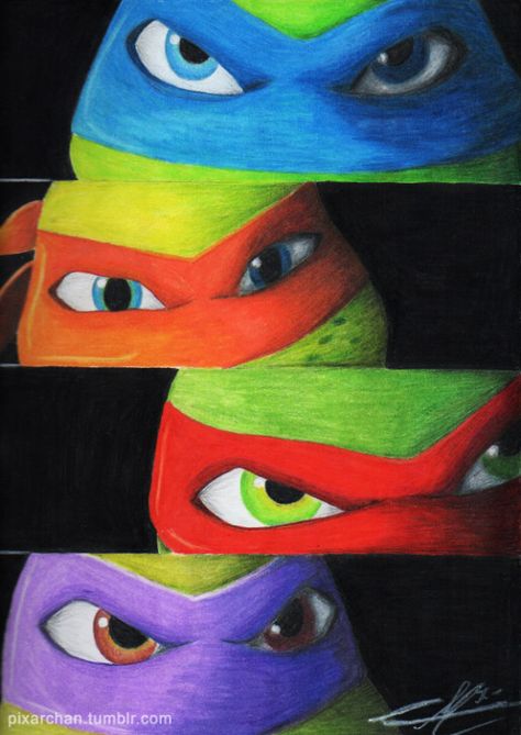 Love Cinema, Ninga Turtles, Cinema Video, Ninja Turtle Party, Teenage Mutant Ninja Turtles Art, Ninja Turtles Artwork, Turtle Party, Teenage Ninja Turtles, Teenage Ninja