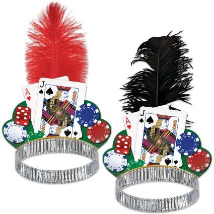 Casino Night Tiara Party Accessory Tiara Party, Casino Costumes, Las Vegas Party, Vegas Theme, Casino Party Decorations, Casino Decorations, Casino Royale Party, Beauty Lips, Vegas Party