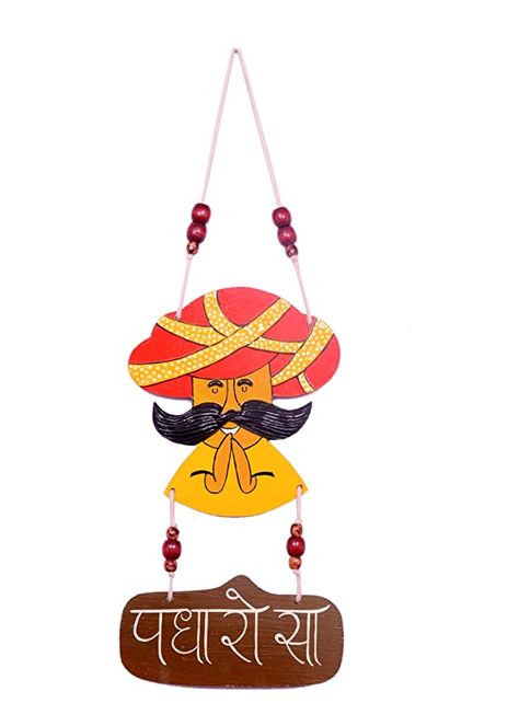 RD'S Store Handmade Wooden PADHARO SA Welcome Wall Hanging Signboard with Traditional Rajasthani Articulture for Home Decor : Amazon.in: Home & Kitchen Welcome Wall Hanging, Paper Flower Wall Hanging, Feather Crafts Diy, Home Decor Amazon, Welcome Wall, Rajasthani Art, Hanging Diy, Flower Wall Hanging, Diy Diwali Decorations