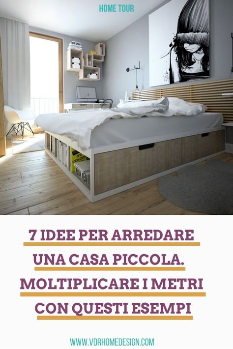 idee per arredare una casa piccola: 7 esempi pratici Case Design, Home Decor Apartment, Studio In Casa, Design Casa Piccola, Closet Small Bedroom, Interior Design Per La Casa, Closet Decor, Small Apartment Design, House Smells