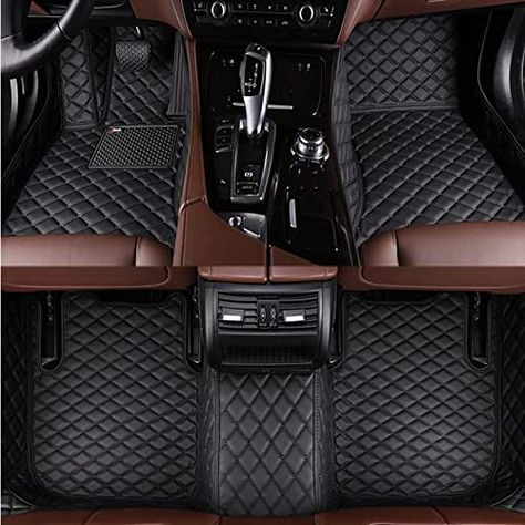 PRICES MAY VARY. These car mats can be easily removed for cleaning to keep your car interior looking at its best whilst the anti-slip backing will keep the mats secure.  car floor mat is made of environmentally friendly material, without harmful gas, providing driver and passengers with safe riding space and comfortable feeling.  Car Mats - Full Set Extra Info:  1.Anti-slip backing to keep your car mats in place  2.Universal fit with trim lines for optimum fit  3.Durable, waterproof rubber for u Mercedes Auto, Custom Car Floor Mats, Car Protection, Cadillac Ct6, Car Carpet, Vw Gol, Vw Tiguan, Fit Car, Ford Expedition