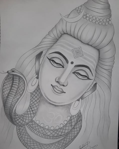 Ganapathi Pencil Drawings, Mahadev Drawing Pencil Sketch, Drawing Of God Shiva, Shiv Parvati Sketch Pencil Easy, Mahadev Sketch Pencil Easy, Shiva Drawing Pencil, God Drawing Sketch, Shiva Art Drawing Sketches, Shiv Drawings Sketches