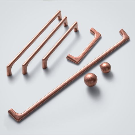 GOO-KI 5" Centre Bar Pull Multipack & Reviews - Wayfair Canada Copper Hardware Kitchen, Copper Kitchen Hardware, Copper Handles Kitchen, Copper Cabinet Hardware, Wardrobe Shelves, Shelves Cupboard, Dark Wood Kitchen Cabinets, Modern Cabinet Hardware, Classic Cabinet