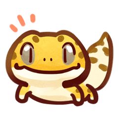 Cute Leopard Gecko, Leopard Gecko Cute, Gecko Sticker, Cute Gecko, Desert Animals, Cute Reptiles, Cute Leopard, Graffiti Style Art, Leopard Gecko