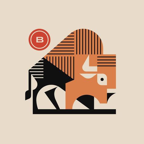 Konstantin Reshetnikov on Instagram: “Bison #bison #buffalo #logoinspirations #logoawesome #logosai #logobloom #logoadore #dribbble #logo #logotype #graphicdesign #graphicsdesig…” Flat Logo Design, Painting Logo, Circle Logo Design, Flat Logo, Logo Design Ideas, Geometric Animals, Circle Logos, Abstract Logo, Illustration Inspiration