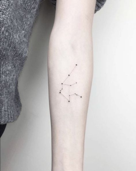 25 Best Aquarius Tattoo Ideas And Zodiac Sign Tattoos With Meanings | YourTango Water Tattoos, Tattoos Zodiac, Aquarius Constellation Tattoo, Virgo Constellation Tattoo, Tribute Tattoos, Aquarius Constellation, Aquarius Tattoo, Constellation Tattoo, Zodiac Sign Tattoos