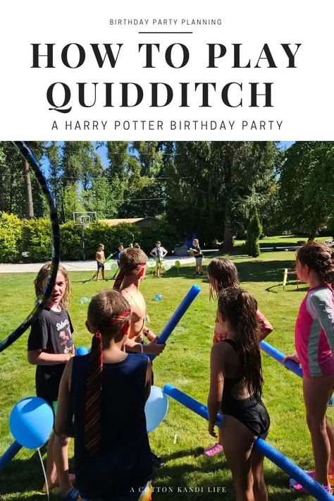 How To Play Quidditch, Quidditch Game For Kids, Harry Potter Quidditch Game, Quidditch Game, Quidditch Pitch, Harry Potter Theme Birthday, Harry Potter Quidditch, Harry Potter Games, Harry Potter Kids