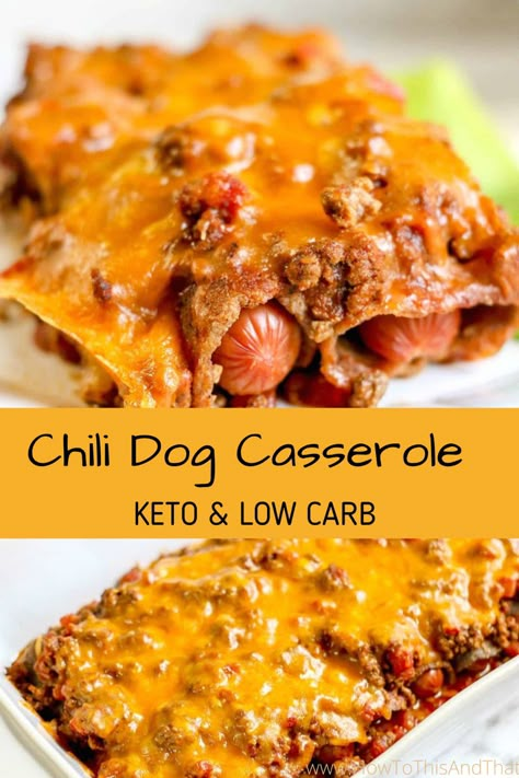 Keto Chili Dog Casserole, Keto Chili Dog, Chili Dog Casserole, Keto Chili, Desayuno Keto, Chili Dog, Family Fresh Meals, Recetas Keto, Keto Cooking