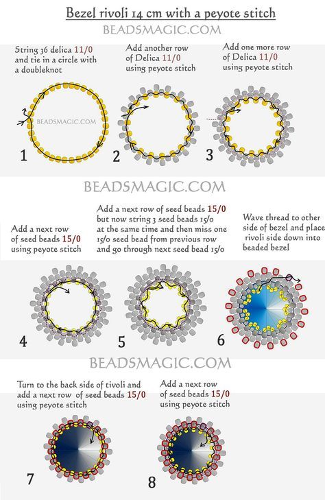 Free tutorial for beautiful beaded snowflake with rivoli Swarovski. U can use it like ornament or Seed Bead Tutorials, Beaded Snowflake, Beaded Necklace Patterns, Beaded Snowflakes, Motifs Perler, Beaded Bracelets Tutorial, Jewelry Diy Bracelets, Beaded Jewelry Tutorials, Necklace Patterns