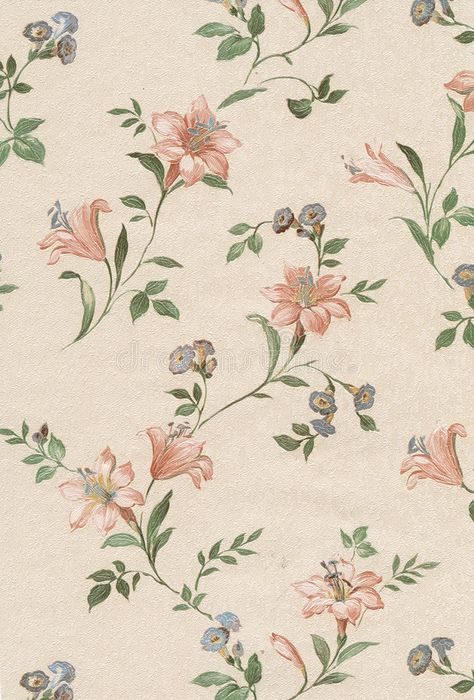 Antique Floral Print, Flower Pattern Design Prints Textiles, Floral Textile Design, Floral Print Patterns Vintage, Vintage Textiles Patterns, Flower Pattern Design Prints, Wallpaper Old, Vintage Floral Backgrounds, Textile Wallpaper