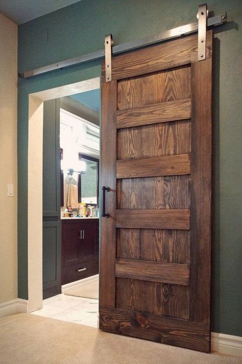 5 Panel Doors, Rustic Barn Doors, Rolling Doors, Rustic Luxe, Barn Door Designs, Solid Doors, Rustic Doors, Door Designs, Barn Doors Sliding