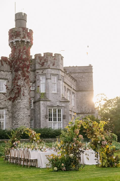 Irish Countryside Wedding, Ireland Proposal, Scotland Castle Wedding, Luttrellstown Castle, Irish Wedding Vows, Irish Wedding Ideas, Irish Wedding Venues, Scottish Castle Wedding, Irish Wedding Traditions