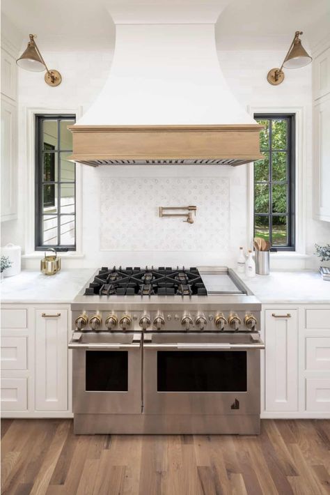 Laundry Craft Rooms, Range Wall, Kitchen Hood Design, Oven Hood, Backsplash Designs, Kitchen Hoods, Luxe Interiors, Charlotte North Carolina, Range Hood