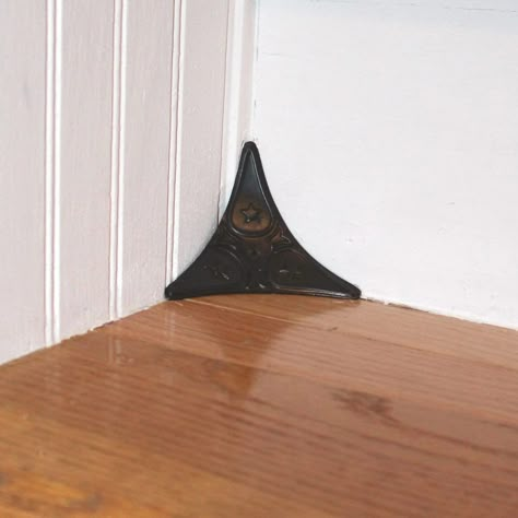 Here's Why You Should Be Using Stair Dust Corners Dust Corners, Craftsman Stairs, House Hardware, Diy Stairs, Stair Steps, Star Design, Taste Of Home, Staircases, Star Designs