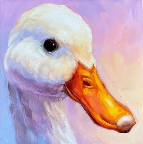 Holly Storlie Gallery of Original Fine Art Holly Storlie, Goose Watercolor, Duck Portrait, Goose Illustration, Duck Painting, Snow Geese, Paint Inspo, Snow Goose, Funny Paintings