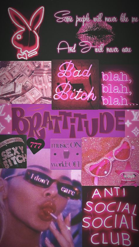 Brats Wallpapers Aesthetic, Brats Backgrounds, Y2k Baddie Aesthetic Wallpaper, Rich Baddie Aesthetic Wallpaper, Baddie Collage, Pink Lock Screen Wallpaper Aesthetic, Brats Wallpapers, Pink Bratz Aesthetic, Bratz Collage Wallpaper