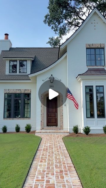 Bob Chatham on Instagram: "Some highlights of Wildflower Lane Cottage’s exterior—for more, visit our website!  Designed by Bob Chatham Custom Home Design Built by Frostholm Construction LLC  #cottage #cottagestyle #cottagestylehome #cottageinspiration #cottagedesgin #homedesign #customhome #customhomes #newhome #homeinspiration #architecture #contemporaryarchitecture #bobchathamcustomhomes #warminterior #interiordesign #interiorstyle #interiorarchitecture #interior #exteriordesign #exterior #cottageexterior #porches" Bob Chatham House Plans, Modern Tudor House Exterior, Tudor House Exterior, Modern Tudor, Stucco Homes, Cottage Style Home, Cottage Inspiration, Cottage Exterior, Warm Interior