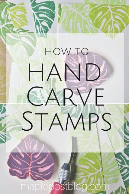 Hand Carved Stamps Diy, Make Your Own Stamp, Making Stamps, Clutch Tutorial, Diy Stamps, Hand Carved Rubber, Carved Stamps, Hand Carved Stamps, Stamp Carving