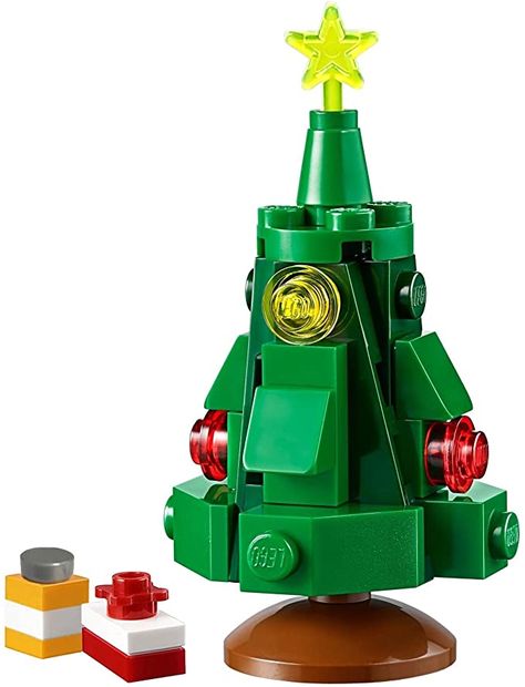 Lego Christmas Sets, Lego Christmas Village, Lego Christmas Tree, Tree With Presents, Lego Tree, Lego Wedo, Diy Lego, Lego Club, Lego Christmas