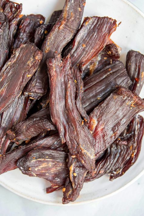 Beef Jerky Recipe, Jerky Recipe, Beef Jerky Recipes, Jerky Recipes, Nice Recipes, Red Chile, Chile Pepper, Flank Steak, Beef Jerky