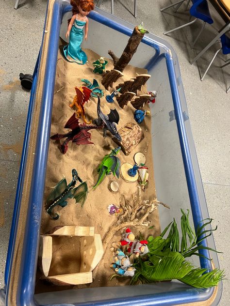 Zog sand activity Zog Activities, Zog Eyfs Activities, Sand Eyfs, The Very Quiet Cricket, Sand Tray, Julia Donaldson, Eyfs Activities, Nursery Activities, Toddler Rooms