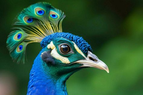 Peacock Close Up, Parrot Eye, Peacock Head, Black And White Photography Portraits, Green Feathers, Peacock Pictures, Eye Texture, Photography Portraits, Texture Images