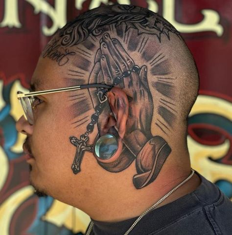 Head Tattoo Men Bald, Traditional Tattoo Men, Head Tattoo Men, Bald Head Tattoo, Man Tattoo Ideas, Traditional Tattoo Man, Dragon Head Tattoo, Where Tattoo, Tattoo Man