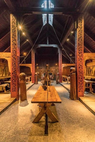 Viking Great Hall, Viking Interior Design, Viking Longhouse, Viking Hall, Mead Hall, Viking Home, Vikings Art, Viking Home Decor, Modern Viking