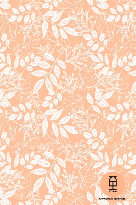 Apricot Crush, Peach Wallpaper, Pattern Design Inspiration, Textile Prints Design, Ipad Lettering, Peach Flowers, Summer Home Decor, Unique Prints, Art Licensing