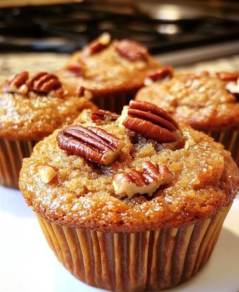 tasty Old Recipes | Pecan Pie Muffins Recipe | Facebook