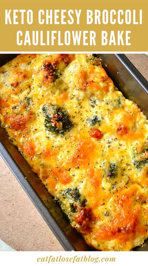 Baked Cheesy Cauliflower Dip, Cheesy Cauliflower And Broccoli Casserole, Broccoli Cauliflower Egg Casserole, Wholesome Broccoli And Cauliflower Bake, Keto Scalloped Cauliflower, Broccoli And Cauliflower Recipes Keto, Keto Veggie Bake, Ways To Use Cauliflower, Keto Broccoli Cauliflower Recipes