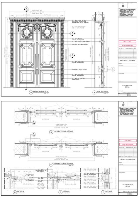 If you are looking expert joinery draftsman then you can click the link below. #Shop drawing #Millwork drawing #Joinery details #Kitchen design #Wooden door #Double door details #CAD drawing #Furniture detail Kitchen Design Wooden, Furniture Details Drawing, New Classical Architecture, Wooden Double Doors, Millwork Details, Drawing Furniture, Shop Drawing, Urban Design Graphics, Main Entrance Door