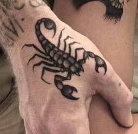 Scorpion Sketch, Scorpion Tattoo Ideas, Meaningful Tattoo Quotes, Realistic Tattoo Sleeve, Hand And Finger Tattoos, Circle Tattoos, Palm Tattoos, Scorpion Tattoo, Sketch Tattoo