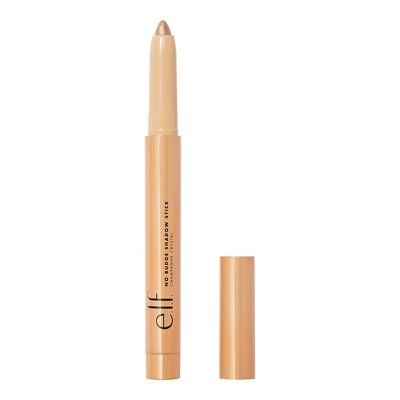 E.l.f. No Budge Shadow Stick - Champagne Crystal - 0.05oz : Target Elf No Budge Shadow Stick Perfect Pearl, Elf Shadow Stick, Elf No Budge Shadow Stick, No Budge Shadow Stick, Color Twist, E.l.f. Cosmetics, Long Lasting Eyeliner, Metallic Eyeshadow, Smoky Eyes