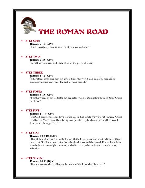 God’sWord❤️ Romans Road To Salvation Printable, Romans Road To Salvation, Roman Road To Salvation, Salvation Quotes, Romans Bible Study, Romans Road, Scripture Bookmarks, Romans Bible, Salvation Prayer