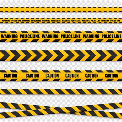 Caution lines isolated. warning tapes. d... | Premium Vector #Freepik #vector Police Tape, Caution Tape, Danger Signs, Tape Design, Line Background, Yellow Ribbon, Advertising Design, Premium Vector, Graphic Resources