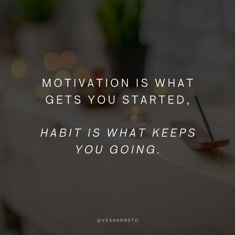 Motivation starts the journey, but habit keeps it alive. 🔥✨ While inspiration sparks progress, daily habits lead to long-term success. Consistency turns short bursts of energy into lasting routines. Whether it’s fitness, work, or personal growth, build habits that align with your goals. It’s not about grand starts, but about showing up every day, making small choices that create lasting change. 💪 Start Quotes Motivation, Just Start Quotes, Starting Quotes, Something New Quotes, Routine Quotes, Start Quotes, Build Habits, Training Quotes, Just Start