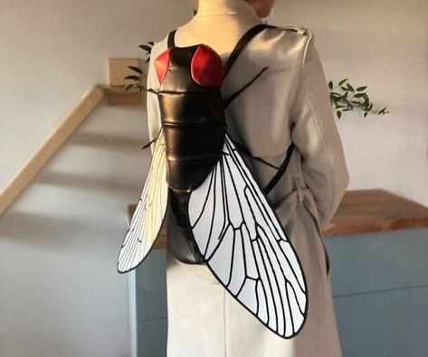 Wing Backpack, Angel Wings Backpack, Wings Backpack, Tactical Baby Gear, House Fly, Oddities And Curiosities, Iridescent Wings, Molle Backpack, Backpack Photography