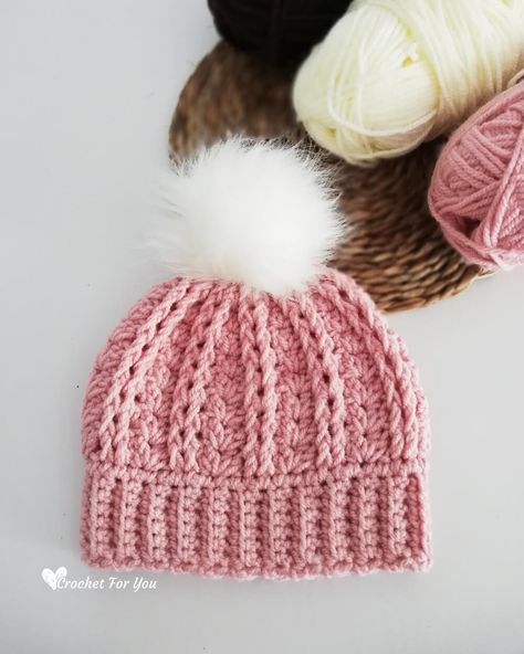 Crochet Yara Beanie Baby Sizes Free Pattern – Crochet For You Newborn Crochet Hat Pattern Free Girl, Crochet Hat For Newborn, 12 Month Crochet Hat, 6-12 Month Crochet Hat Free Pattern, Baby Hat Crochet Pattern Free Newborns, Crochet Newborn Beanie, Newborn Baby Hats Crochet, Newborn Crochet Beanie, Crochet Newborn Hats