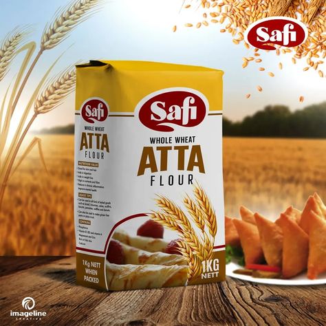 Flour Package Design, Flour Packaging Design, Flour Packaging, Pasta Packaging, Warehouse Business, Labels Design, Food Banner, Packaging Designs, Packaging Labels Design