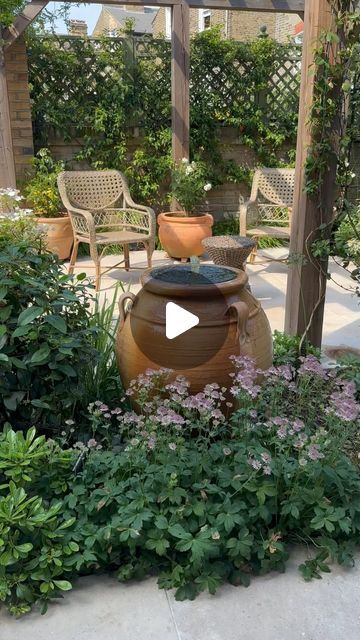 Pollyanna Wilkinson on Instagram: "This north facing London courtyard is in shade much of the day, so Astrantia Roma was the perfect choice to give a little colour, seen in the foreground here. 

Deriving from the Latin ‘aster’ meaning star - the little star-like pincushion flowers are a brilliant plant for shade, and if you go with a white option, they glow like fairy lights in the gloom 💡" Aster Meaning, Astrantia Roma, Pollyanna Wilkinson, London Courtyard, Courtyard Garden, Shade Plants, Urban Garden, Fairy Lights, Garden Ideas