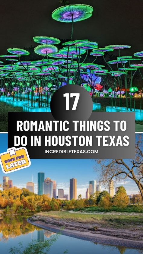 Romantic Things to Do in Houston Texas | Houston Date Ideas | Date Night Ideas in Houston Date Night Houston, Things To Do In Houston Texas For Couples, Houston Tx Things To Do In, Houston Date Night Ideas, Fun Things To Do In Houston Texas, Things To Do In Austin Texas, Houston Texas Things To Do In, Houston Texas Aesthetic, Houston Date Ideas