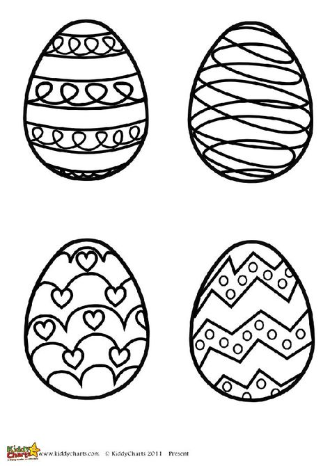 Coloring page number one Easter Egg Printable, Easter Egg Template, Free Easter Coloring Pages, Egg Template, Easter Coloring Sheets, Easter Egg Coloring, Egg Coloring Page, Easter Worksheets, Egg Coloring