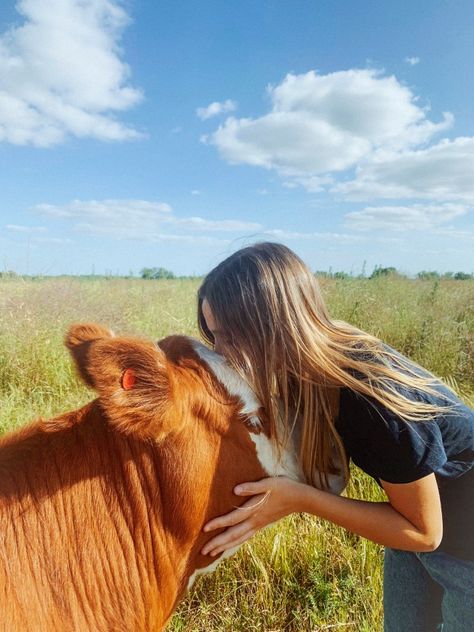 Farm Senior Pictures, Senior Year Pictures, Horse Photography Poses, Cow Photography, Senior Photoshoot Poses, College Graduation Pictures Poses, Cow Photos, Baby Farm Animals, Country Senior Pictures